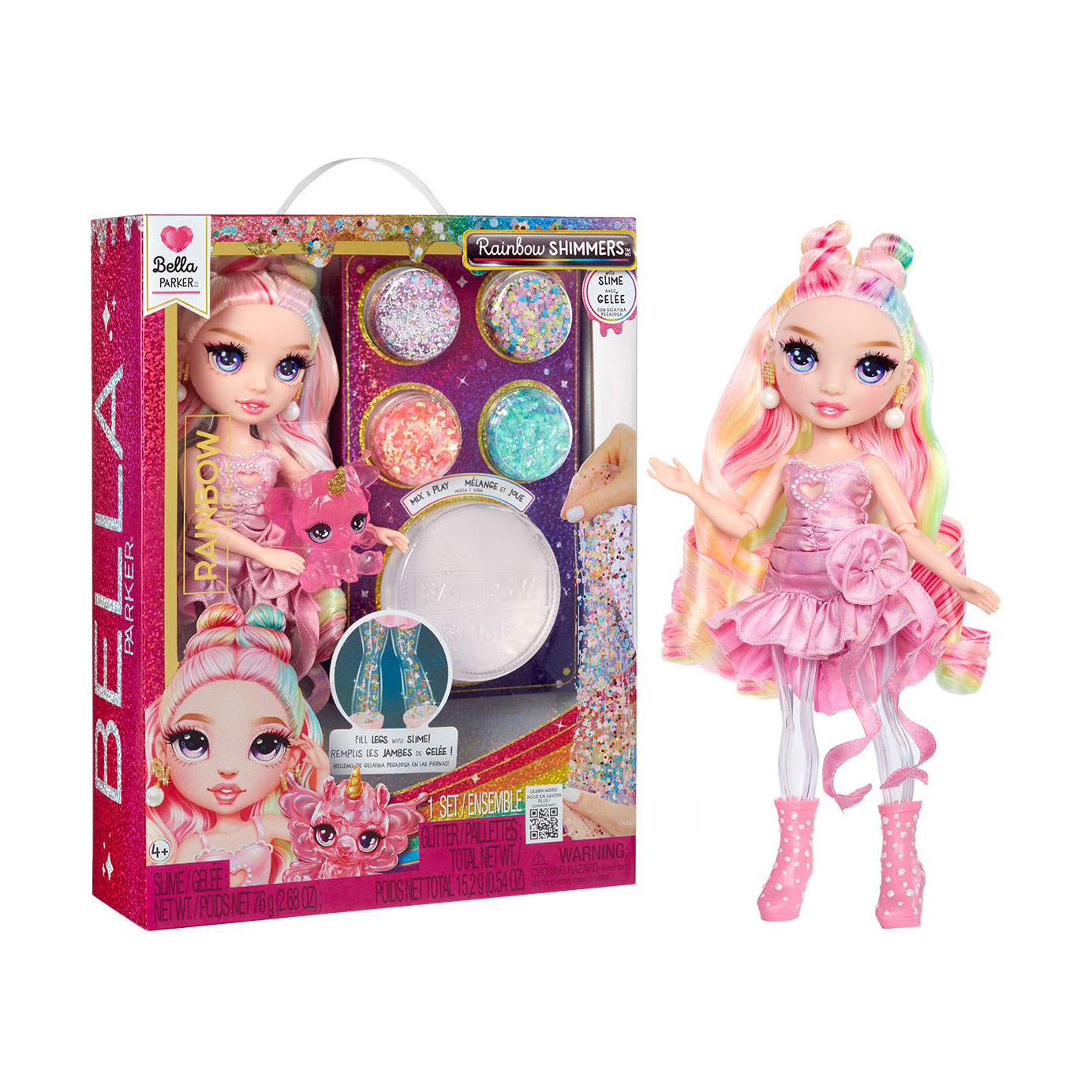 

Ігровий набір з лялькою Rainbow High серії Rainbow Shimmers Белла, від 4 років (122401)