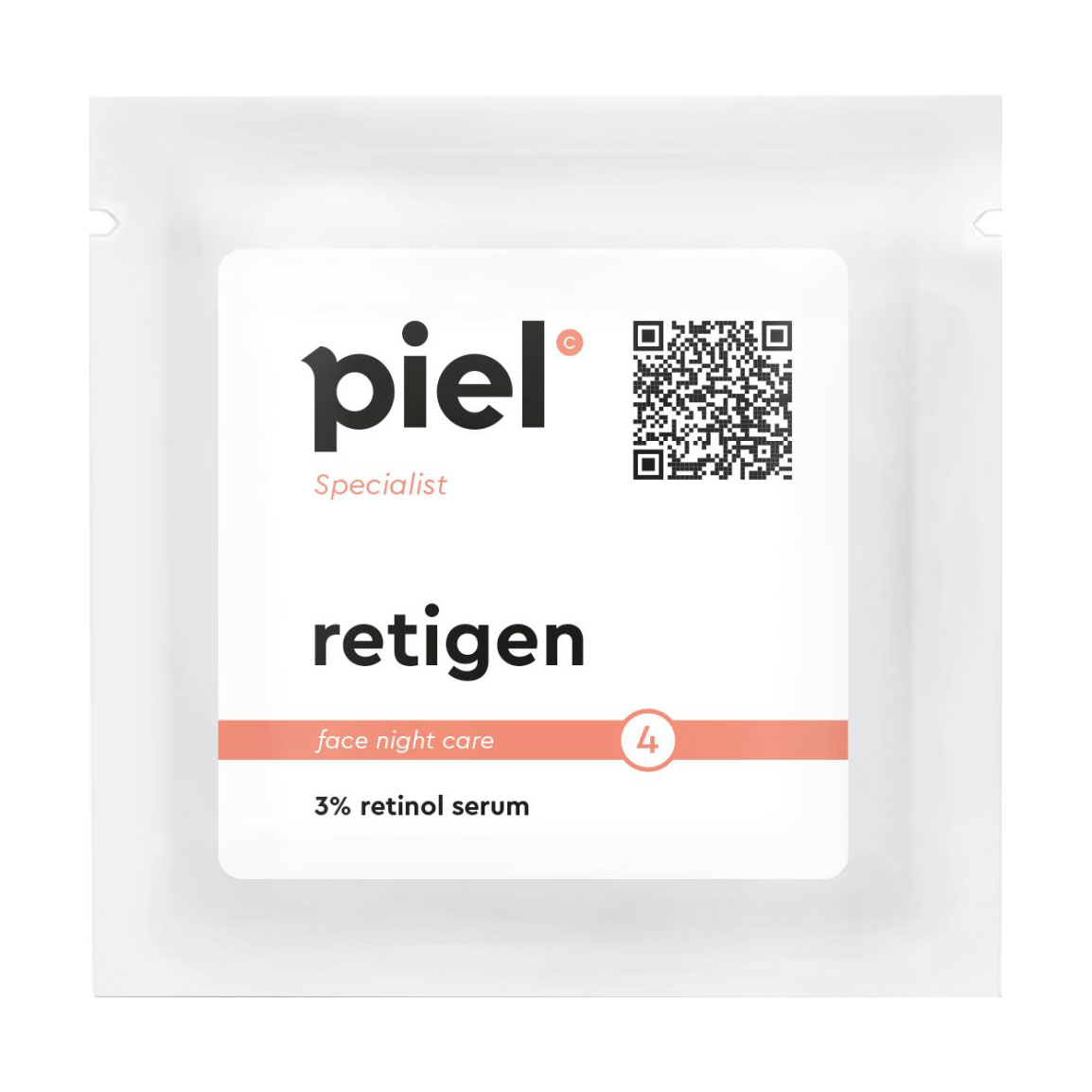 

Сироватка для обличчя Piel Cosmetics Specialist Retigen 3% Retinol Serum для відновлення молодості шкіри, 2 мл (саше)