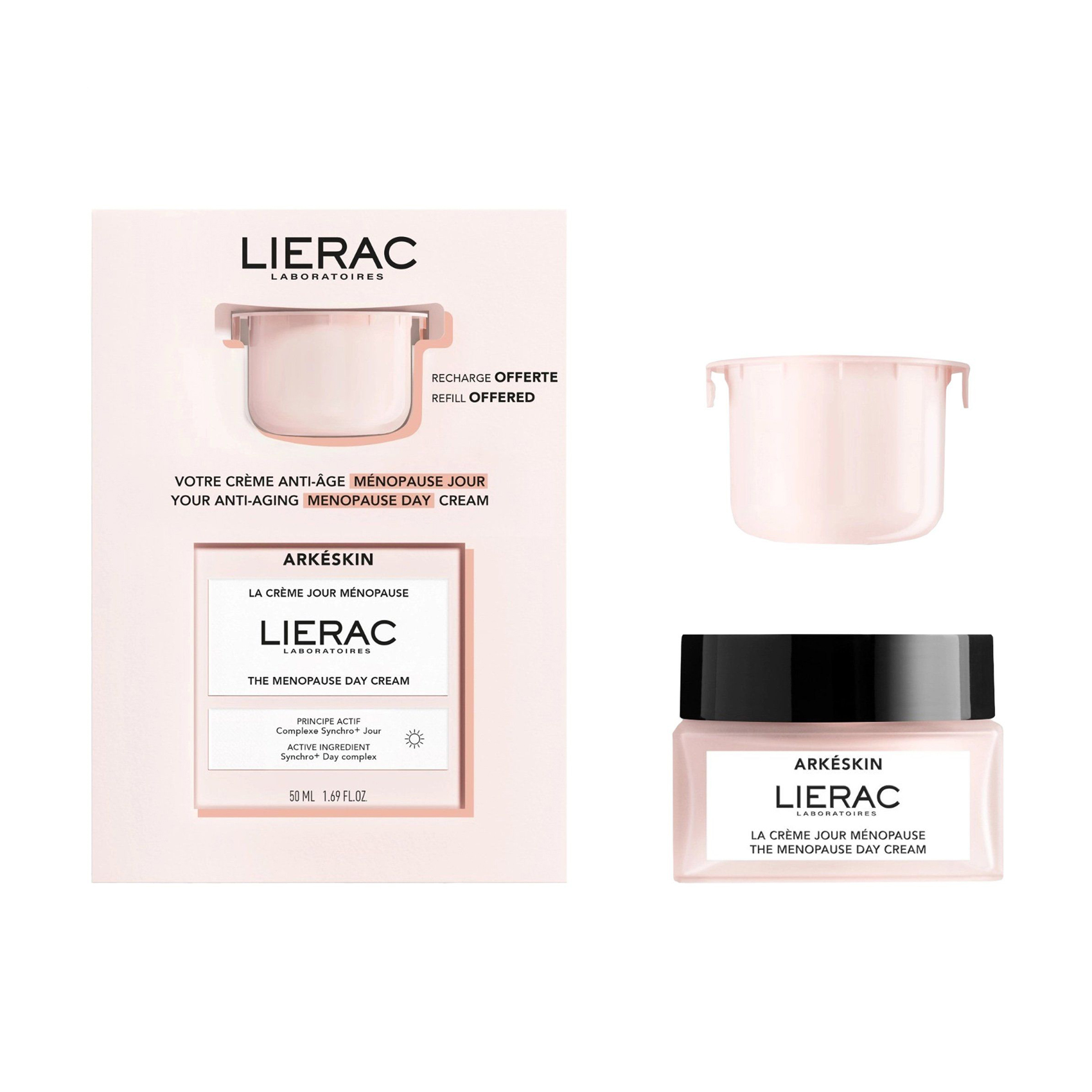 

Набір для обличчя Lierac Arkeskin The Menopause Day Cream (денний крем, 50 мл + денний крем, 50 мл (змінний блок))