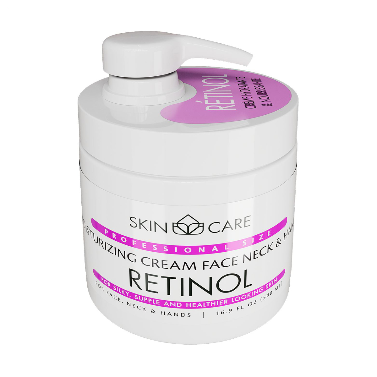 

Зволожувальний крем для обличчя, шиї та рук Dead Sea Collection Skin Care Retinol Moisturizing Cream з ретинолом, 500 мл