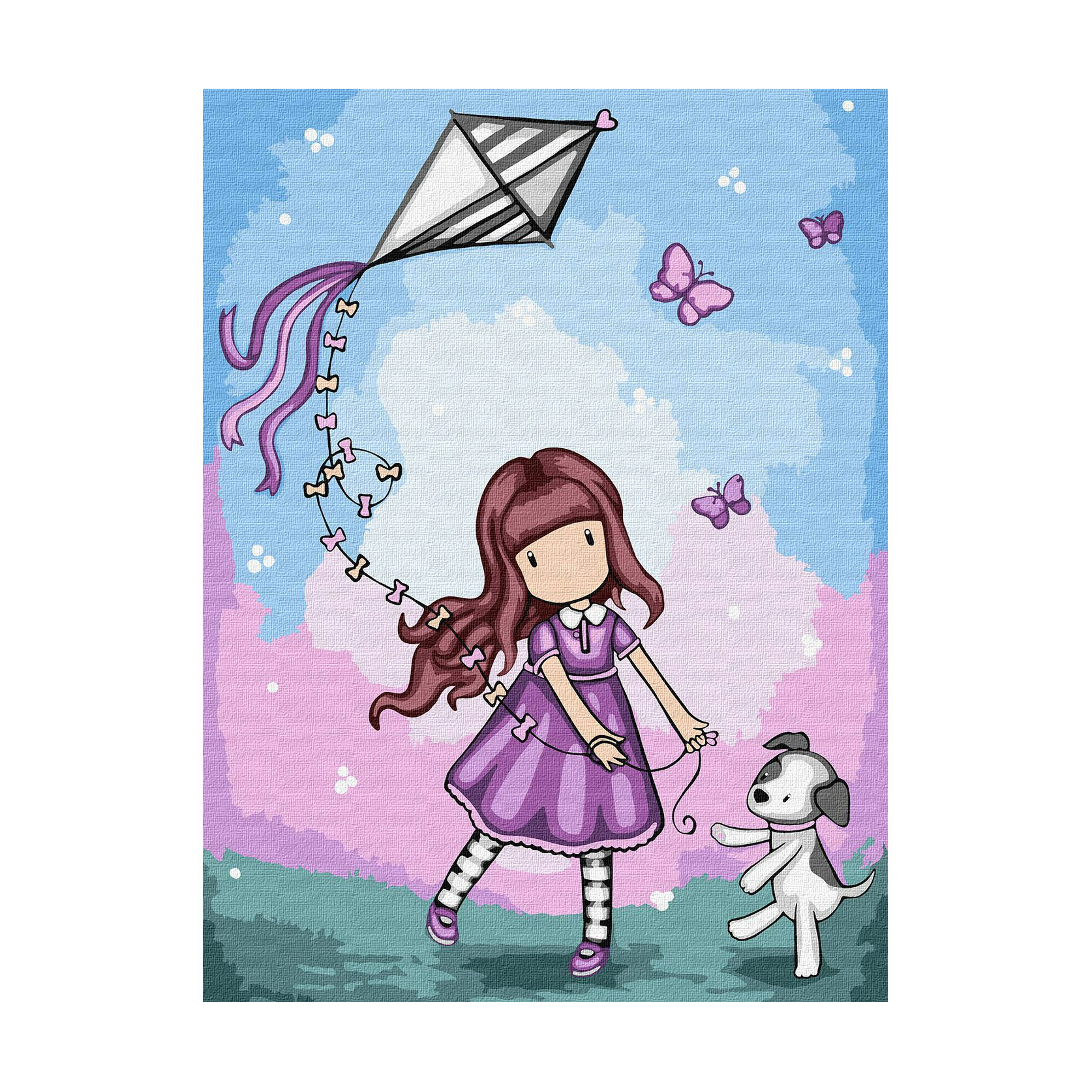 

Картина за номерами Ideyka Dont Fly Away Santoro Gorjuss Collection, 30*40 см (KHO8585)