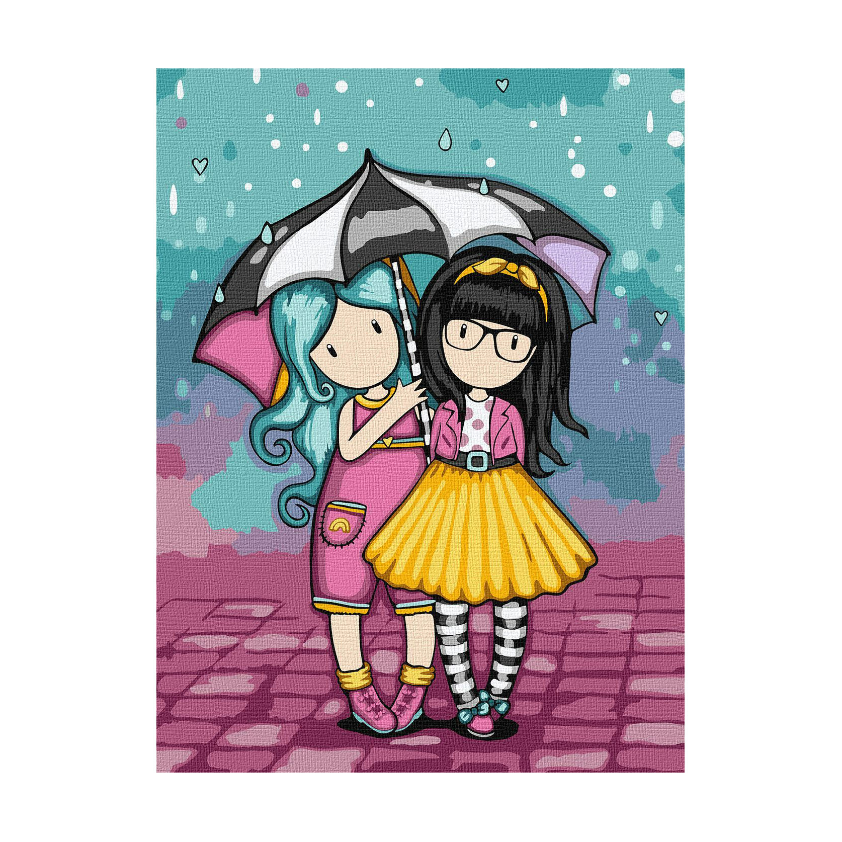 

Картина за номерами Ideyka Look-Be Kind Santoro Gorjuss Collection, 30*40 см (KHO8586)