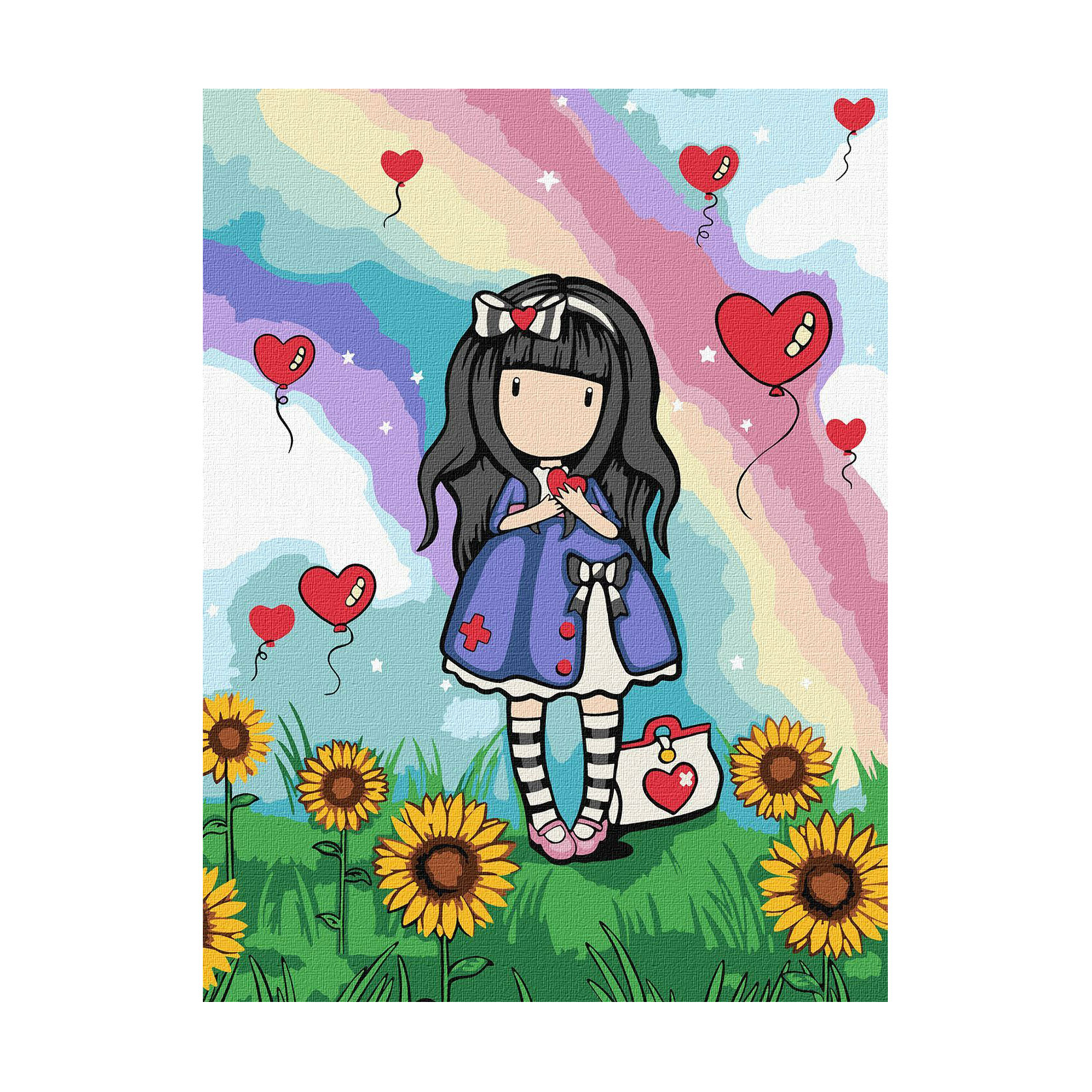 

Картина за номерами Ideyka Be Kind To Yourself Santoro Gorjuss Collection, 30*40 см (KHO8587)