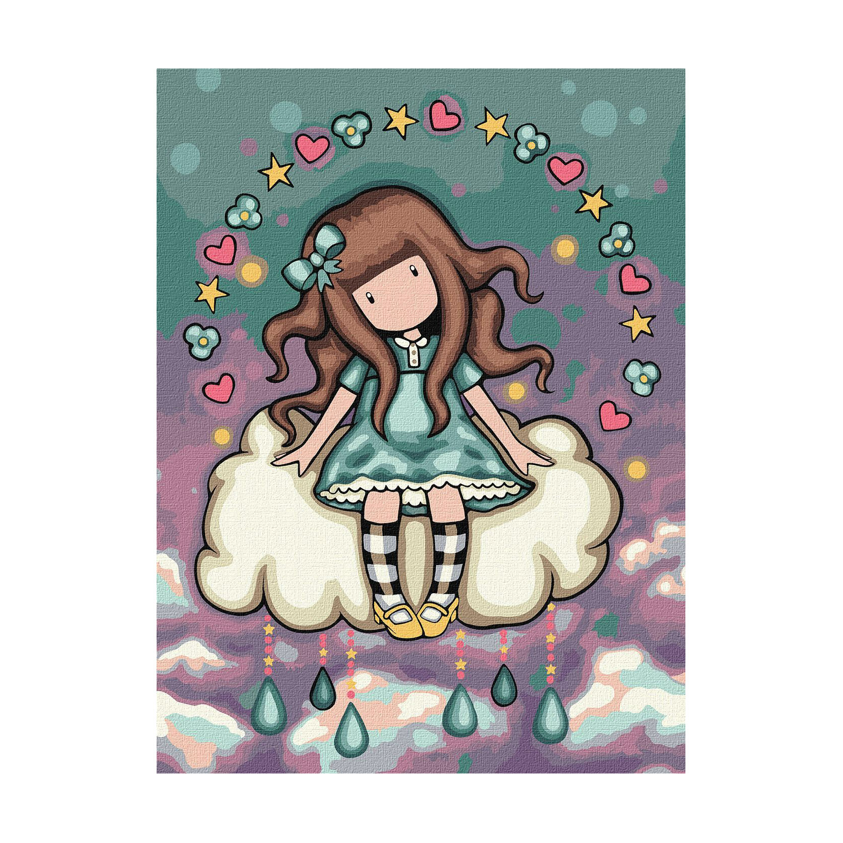 

Картина за номерами Ideyka April's Showers Santoro Gorjuss Collection, 30*40 см (KHO8672)