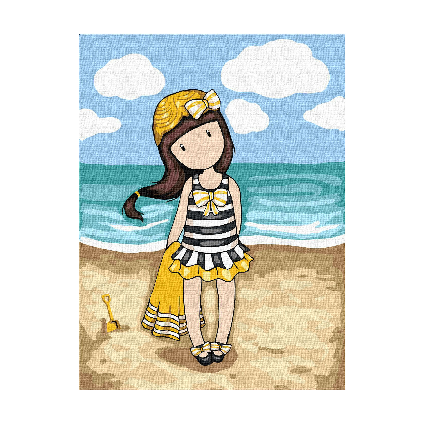 

Картина за номерами Ideyka Beach Belle Santoro Gorjuss Collection, 30*40 см (KHO8677)