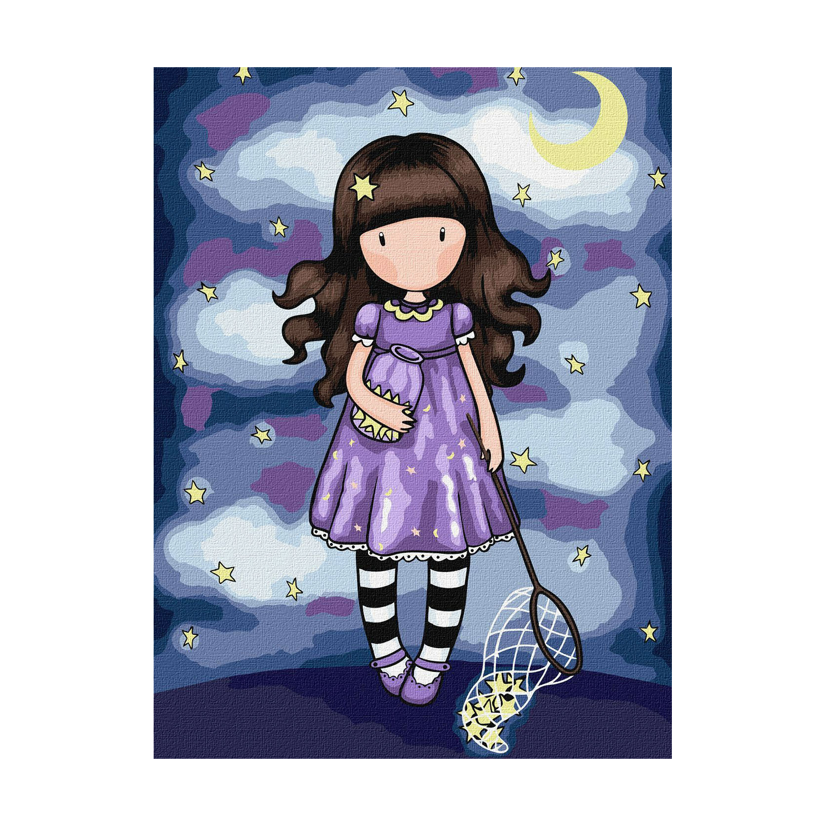 

Картина за номерами Ideyka Catch A Falling Star Santoro Gorjuss Collection, 30*40 см (KHO8680)