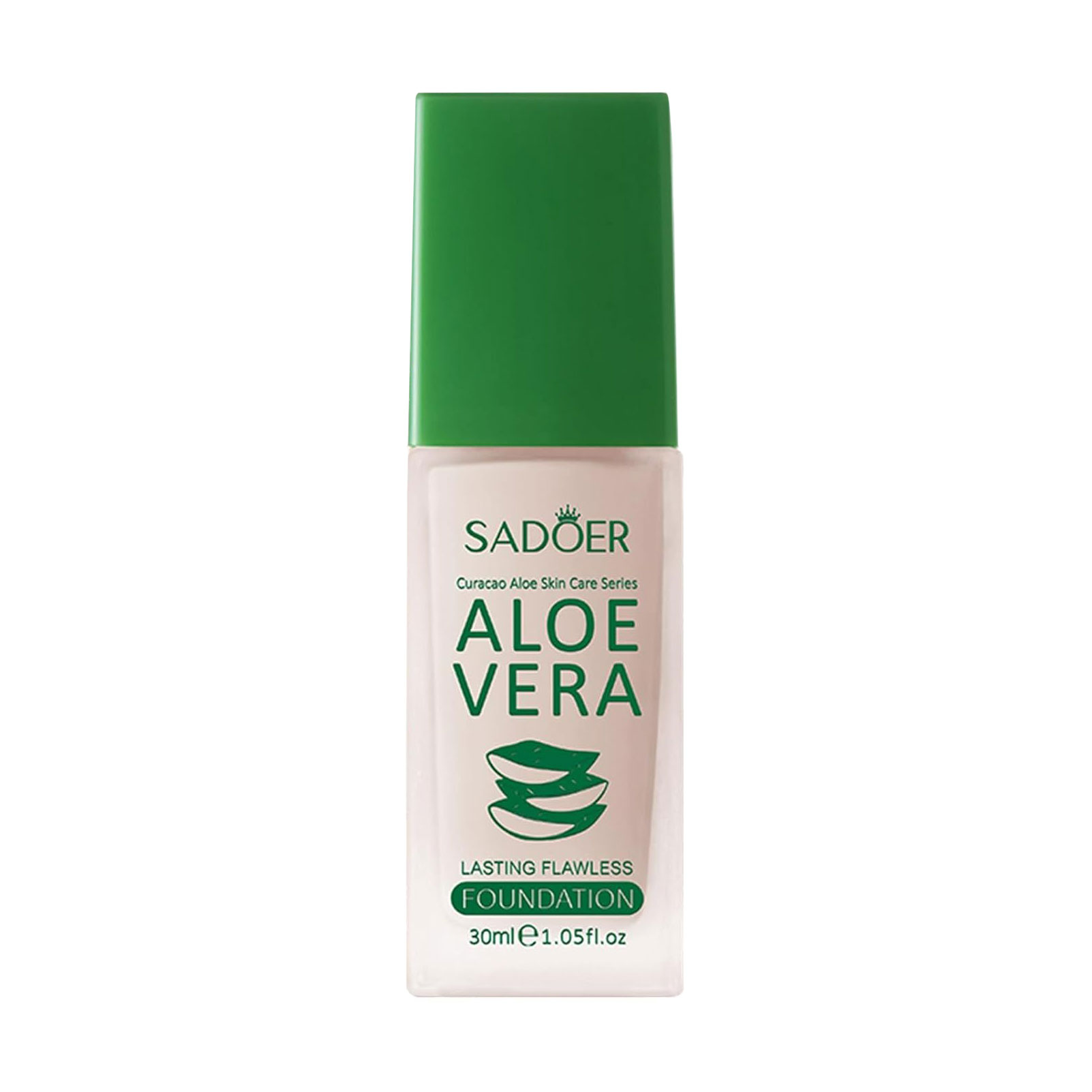 

Тональний крем для обличчя Sadoer Aloe Vera Lasting Flawless Foundation, 01 Natural Color, 30 мл