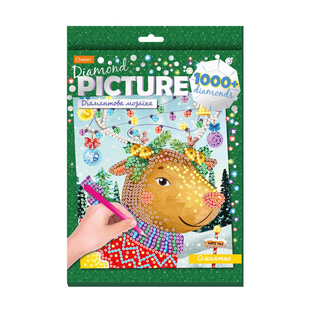 

Набір для творчості Апельсин Діамантова мозаїка Оленятко, від 6 років, 20*25 см (НТ-34-03)