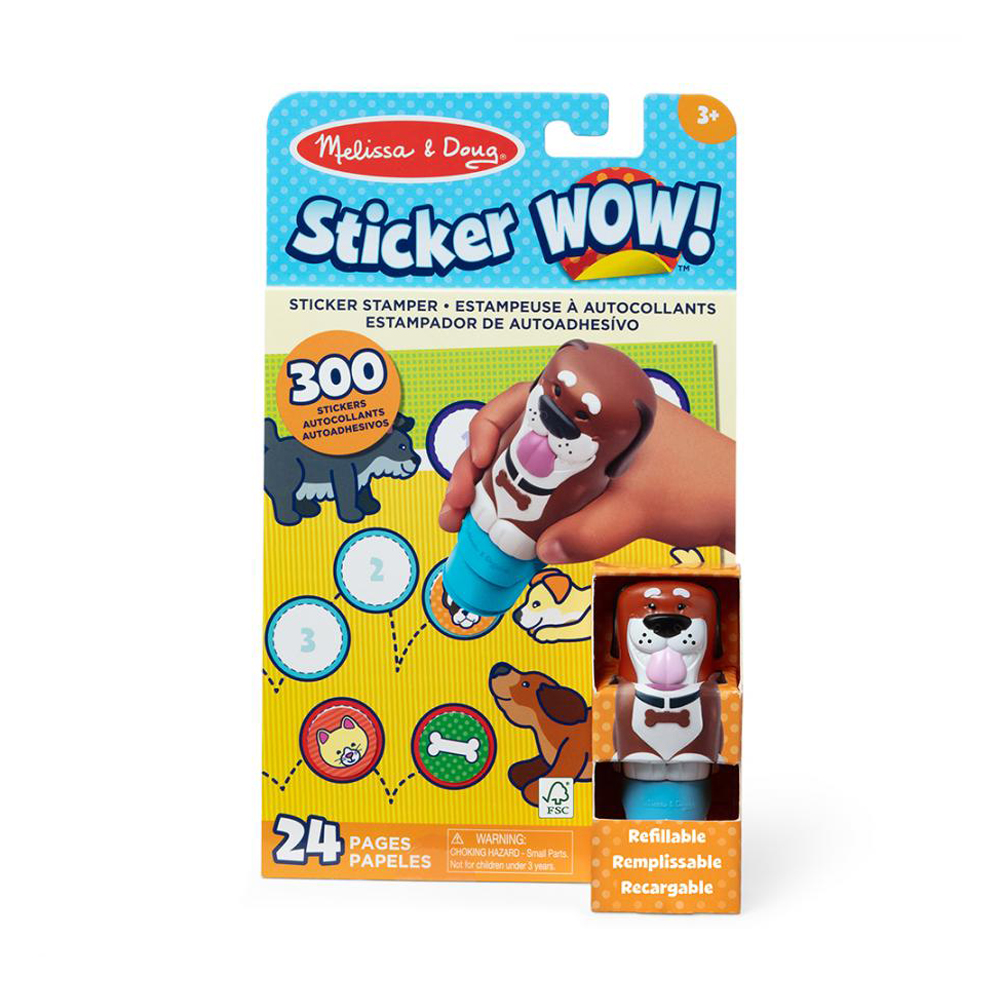 

Набір для творчості Melissa & Doug Sticker WOW Цуценя, від 3 років (блокнот, 24 ст + штамп, 1 шт + наліпки, 300 шт) (SM93205/6074891)