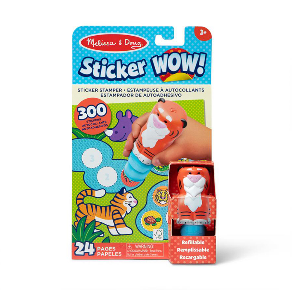 

Набір для творчості Melissa & Doug Sticker WOW Тигреня, від 3 років (блокнот, 24 ст + штамп, 1 шт + наліпки, 300 шт) (SM93205/6074897)