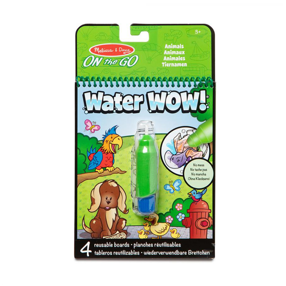 

Набір для творчості Melissa & Doug Water WOW Тварини, від 3 років (водна розмальовка, 4 ст + ручка, 1 шт) (SM93200/6074878)