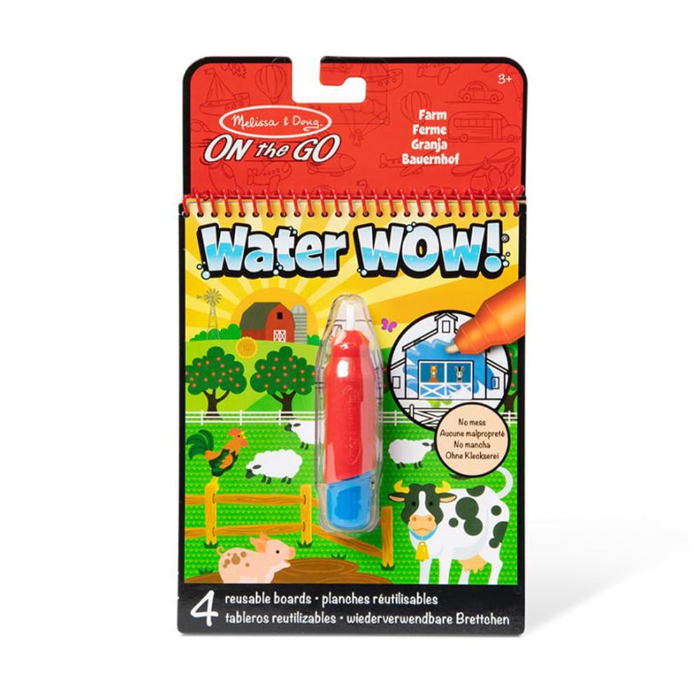 

Набір для творчості Melissa & Doug Water WOW Ферма, від 3 років (водна розмальовка, 4 ст + ручка, 1 шт) (SM93200/6074888)