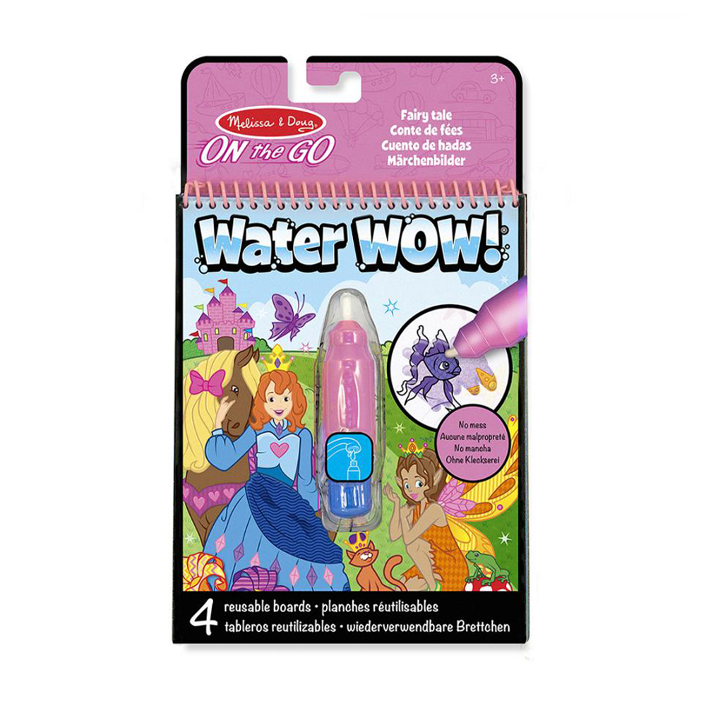 

Набір для творчості Melissa & Doug Water WOW Казковий світ, від 3 років (водна розмальовка, 4 ст + ручка, 1 шт) (SM93200/6074889)
