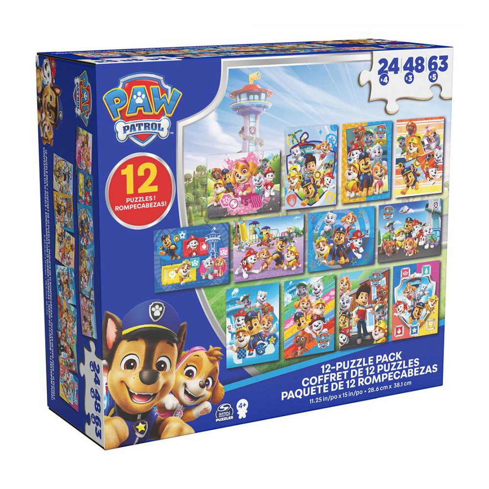 

Уцінка! Пазли 12 в 1 Spin Master Щенячий патруль, від 4 років, 555 деталей (SM33649/6073382)