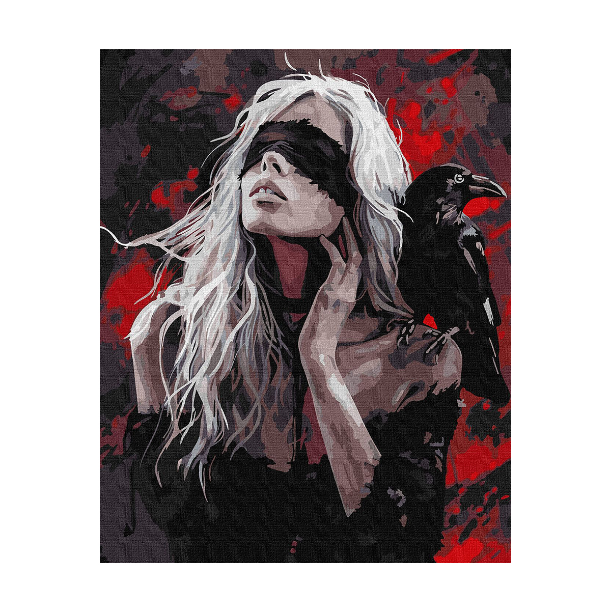 

Картина за номерами Ideyka Дівчина і ворона, 40*50 см (KHO8687)