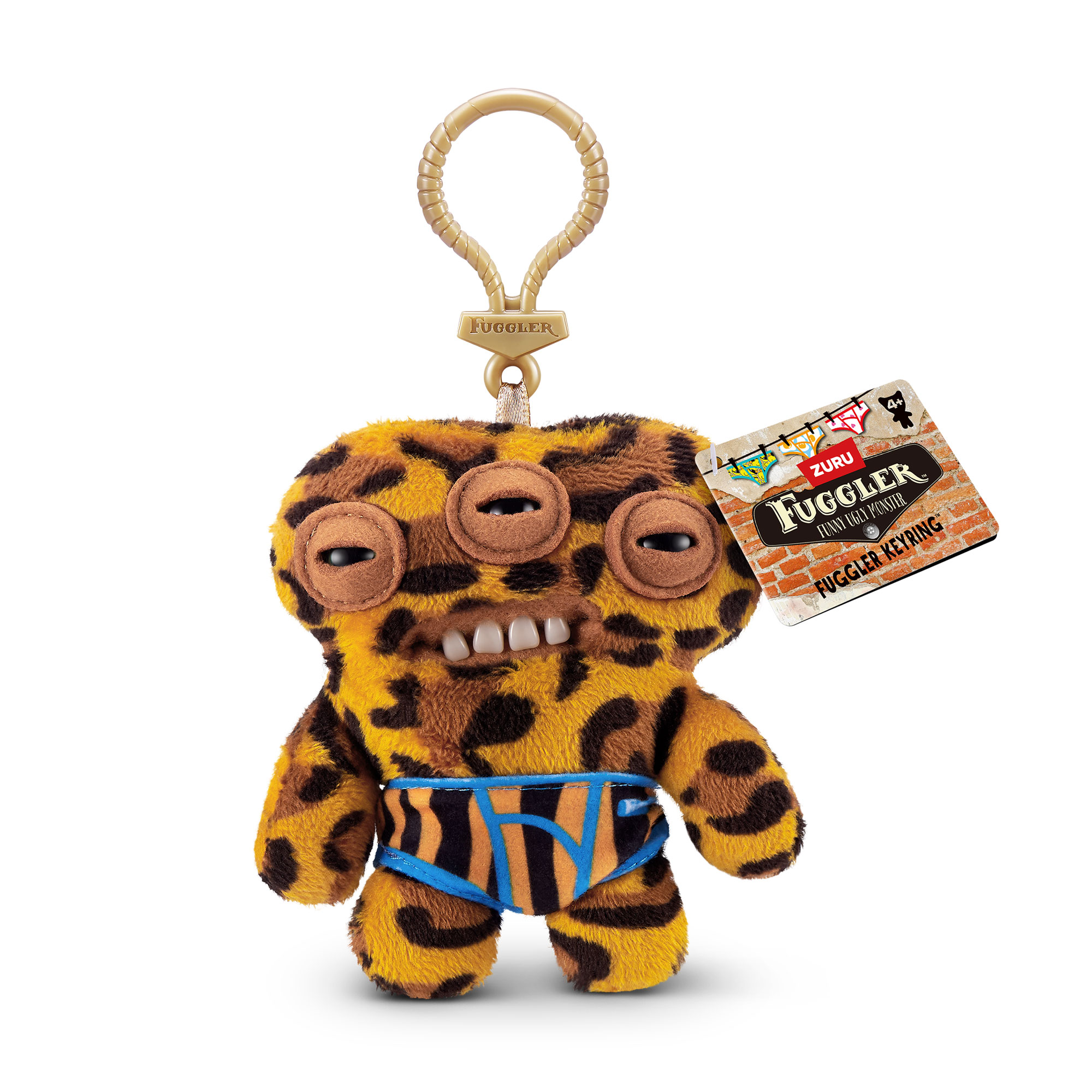 

М'яка іграшка-брелок Fuggler Zuru Космолеопард, 13 см, від 4 років (15705B)