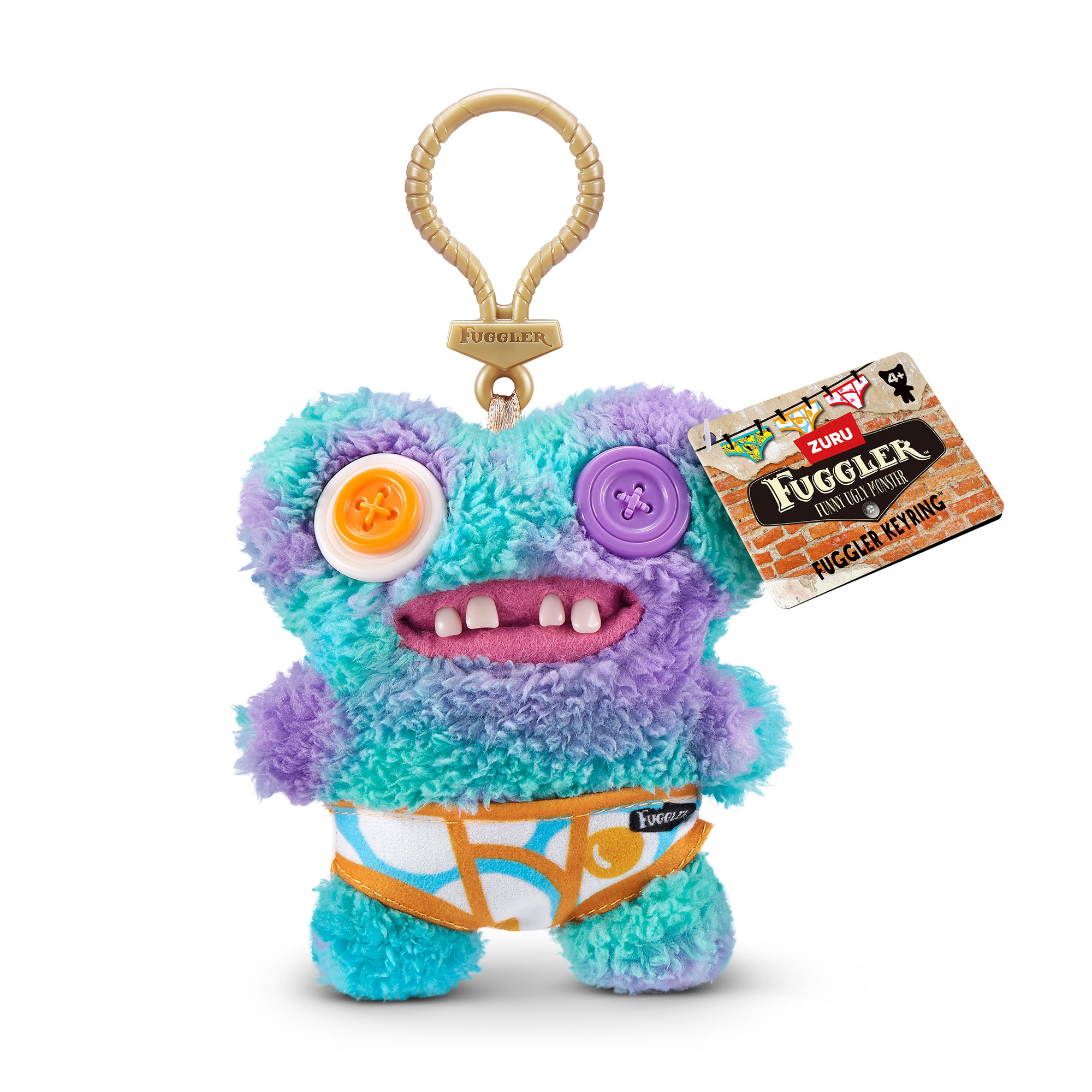 

М'яка іграшка-брелок Fuggler Zuru Капризний Зубко, 13 см, від 4 років (15705G)