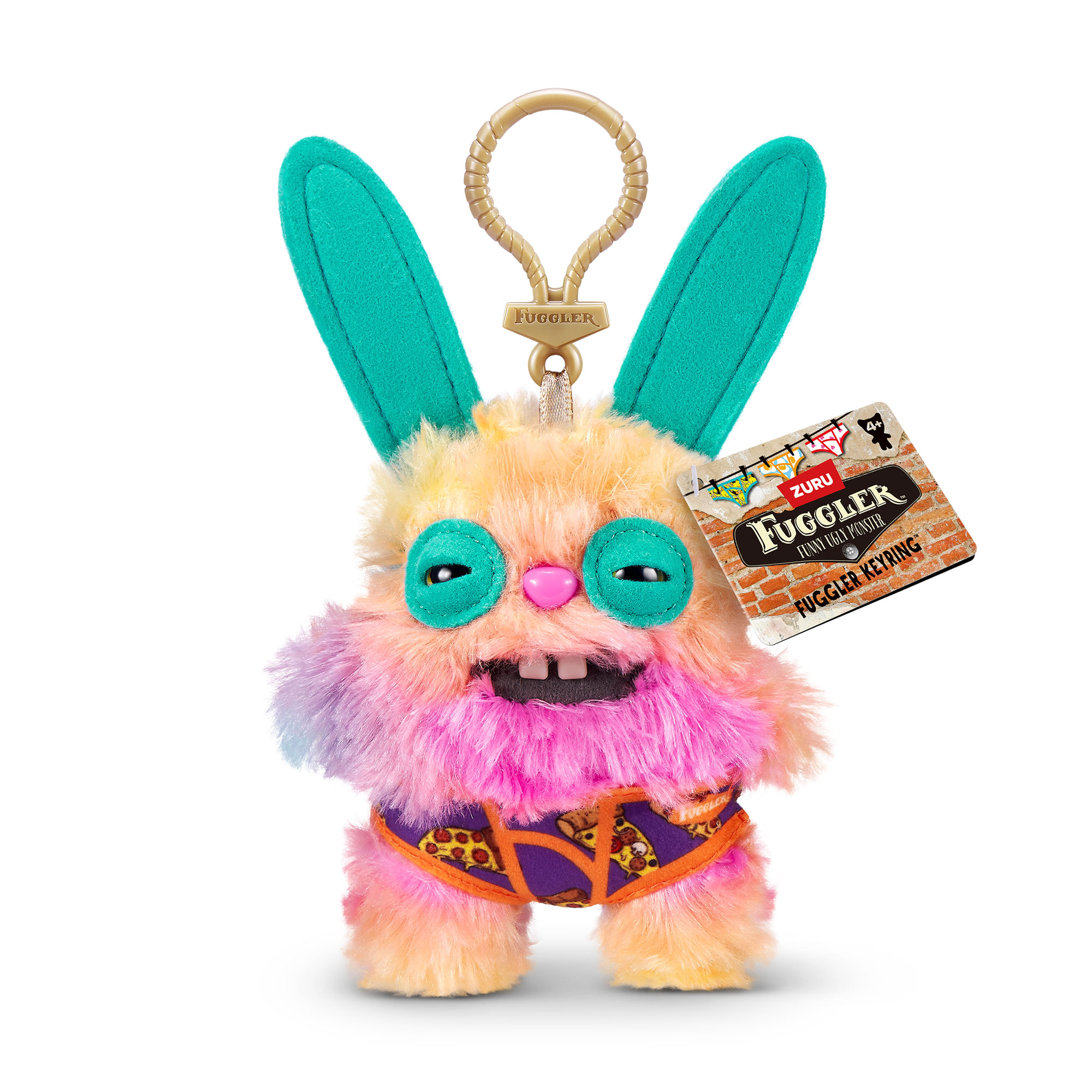 

М'яка іграшка-брелок Fuggler Zuru Кролячий Хаос, 13 см, від 4 років (15705H)