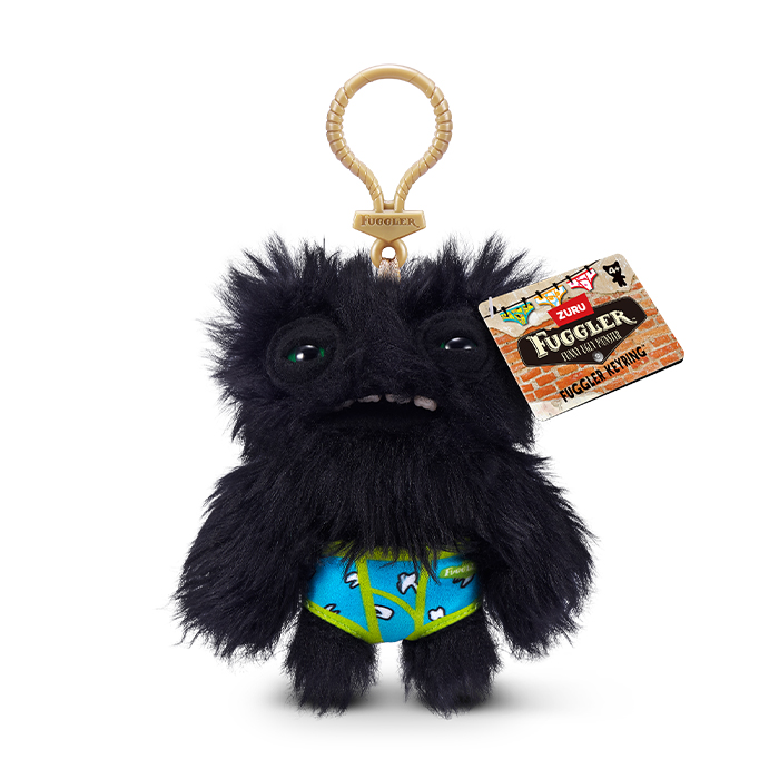 

М'яка іграшка-брелок Fuggler Keyring Чорний Витрішко, 13 см, від 4 років (15705K)
