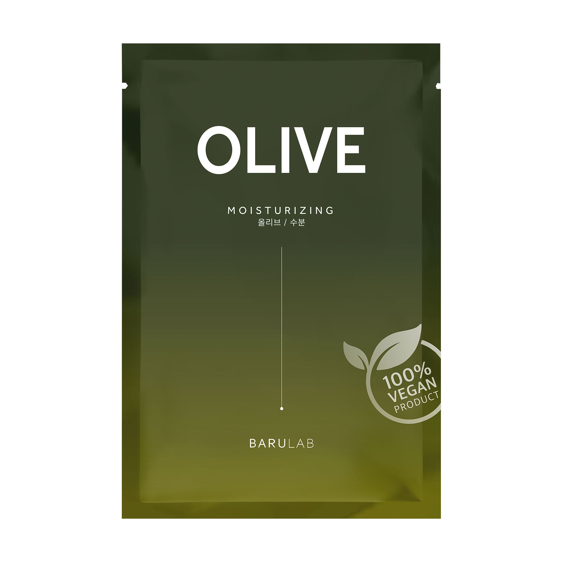 

Зволожувальна тканинна маска для обличчя Barulab The Clean Vegan Olive Mask з екстрактом оливок, 23 г