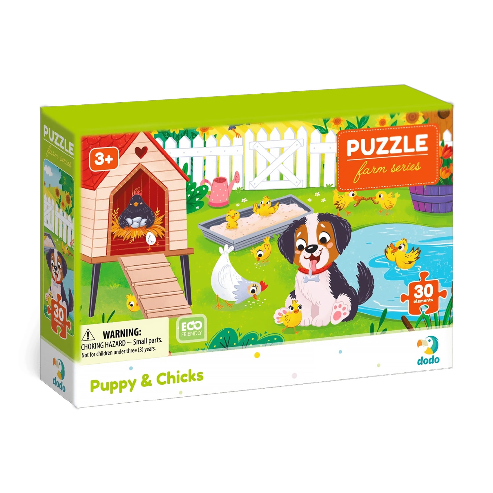 

Пазли DoDo Песик і курчата, від 3 років, 30 деталей (300681)