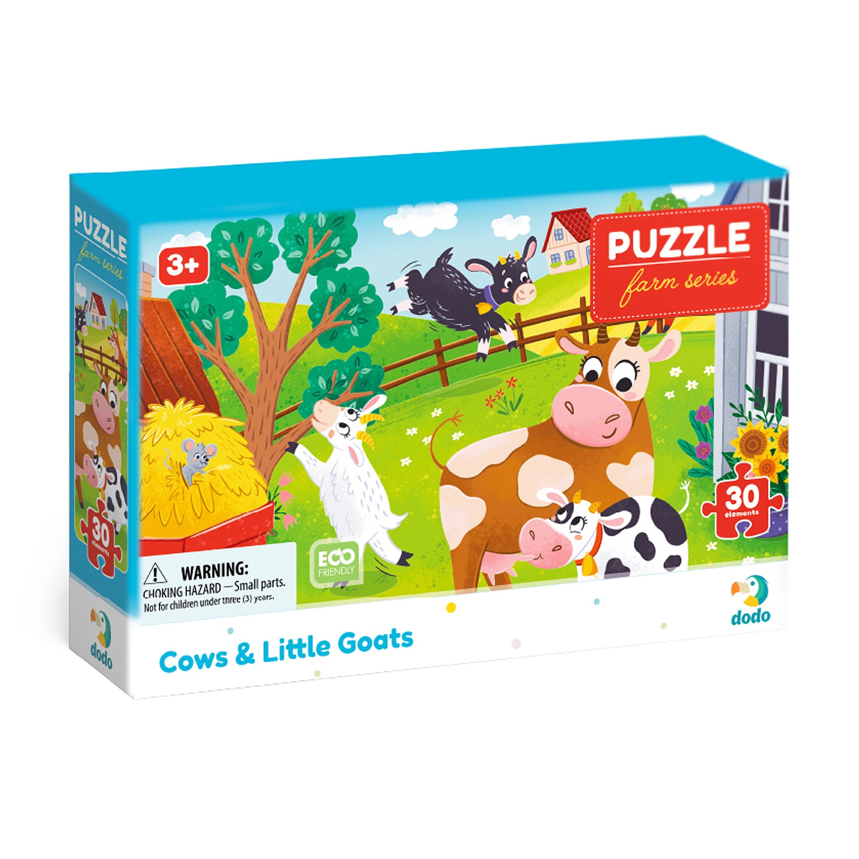 

Пазли DoDo Корови і козенята, від 3 років, 30 деталей (300683)