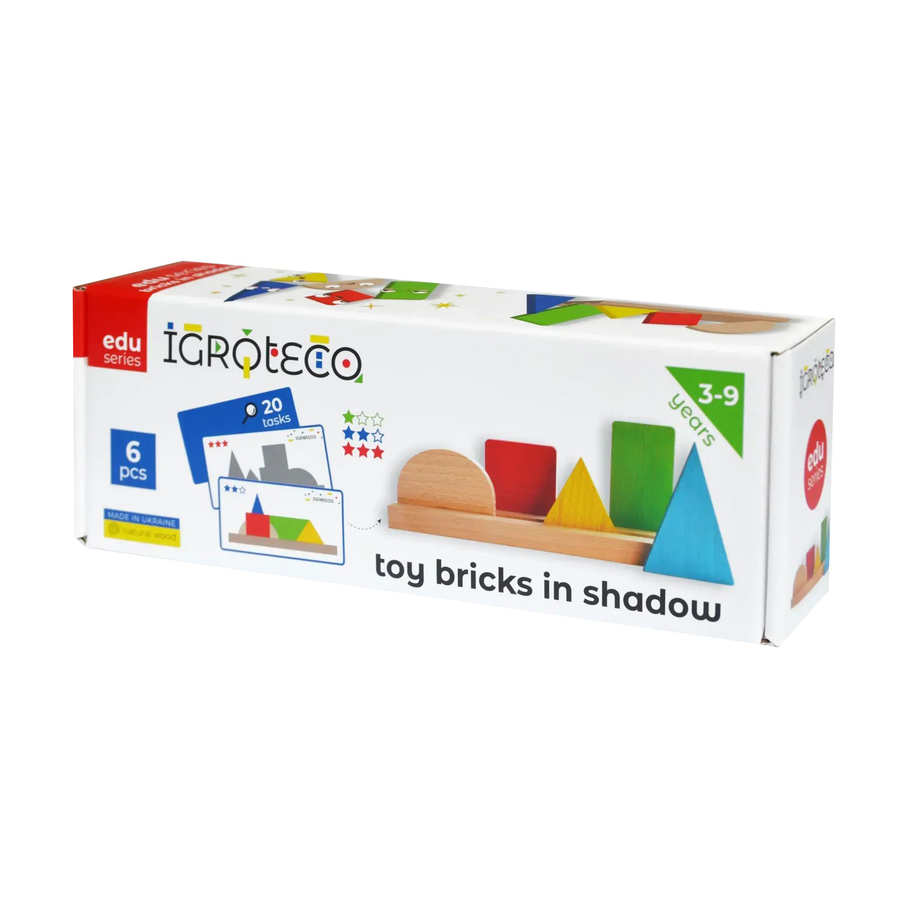 

Настільна гра Igroteco Фігури та тіні, від 3 років (900606)