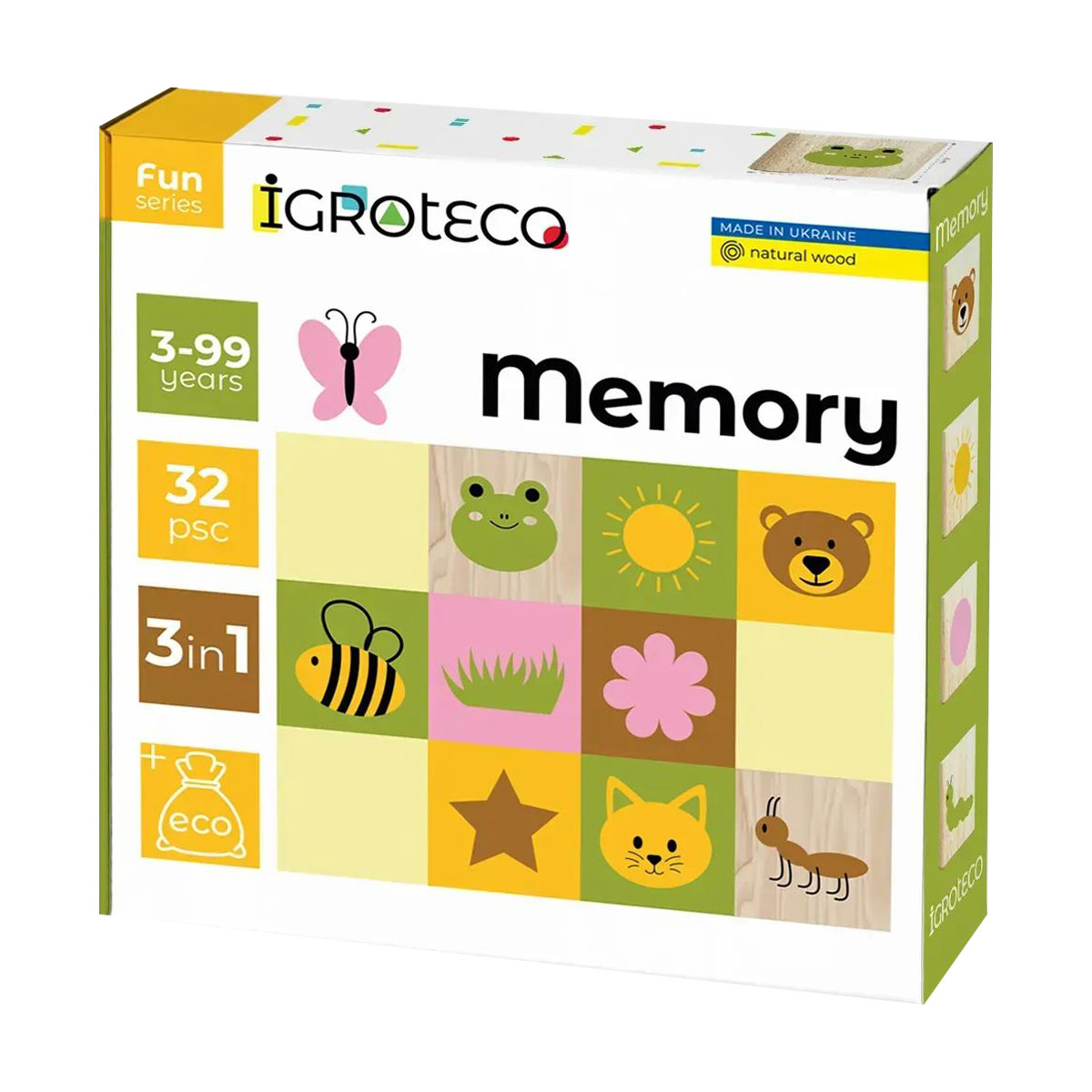 

Настільна гра Igroteco Меморі, від 3 років (900644)