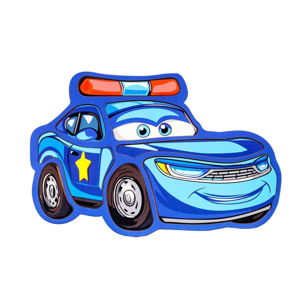 

Пазл-складалка PuzzleOK Поліцейська машинка, 8 елементів, від 3 років (Puz-22966)