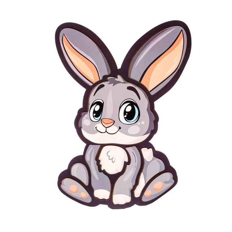 

Пазл-складалка PuzzleOK Зайчик, 13 елементів, від 3 років (Puz-22971)