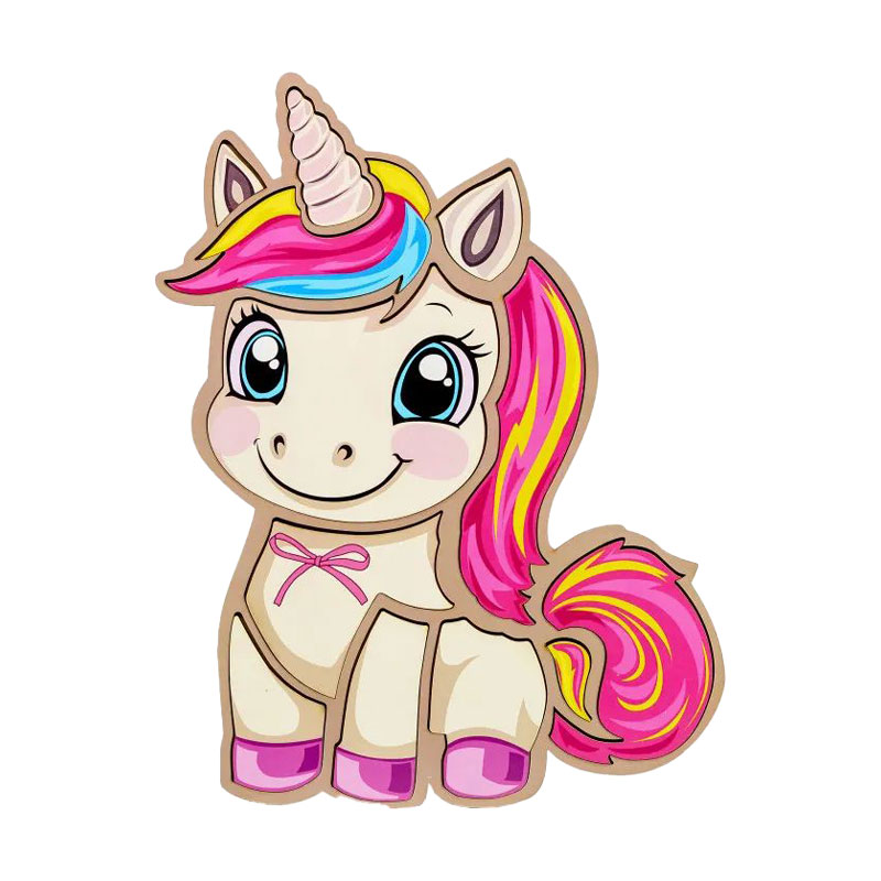 

Пазл-складалка PuzzleOK Єдиноріг, 12 елементів, від 3 років (Puz-22957)