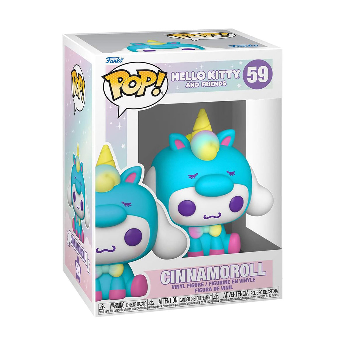 

Ігрова фігурка Funko Pop! серії Sanrio: Hello Kitty Сіннаморолл у костюмі єдинорога, від 3 років (65748)