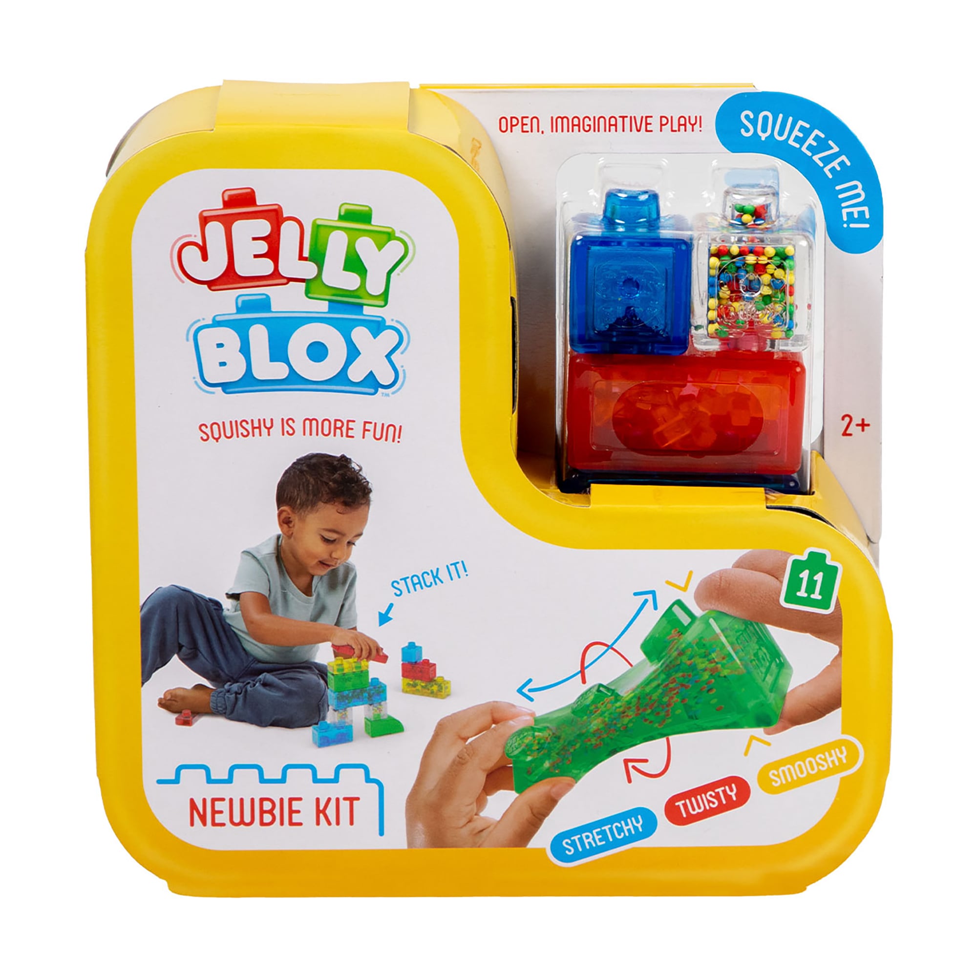 

Сенсорний конструктор Jelly Blox Стартовий набір, від 2 років, 11 елементів (931691)