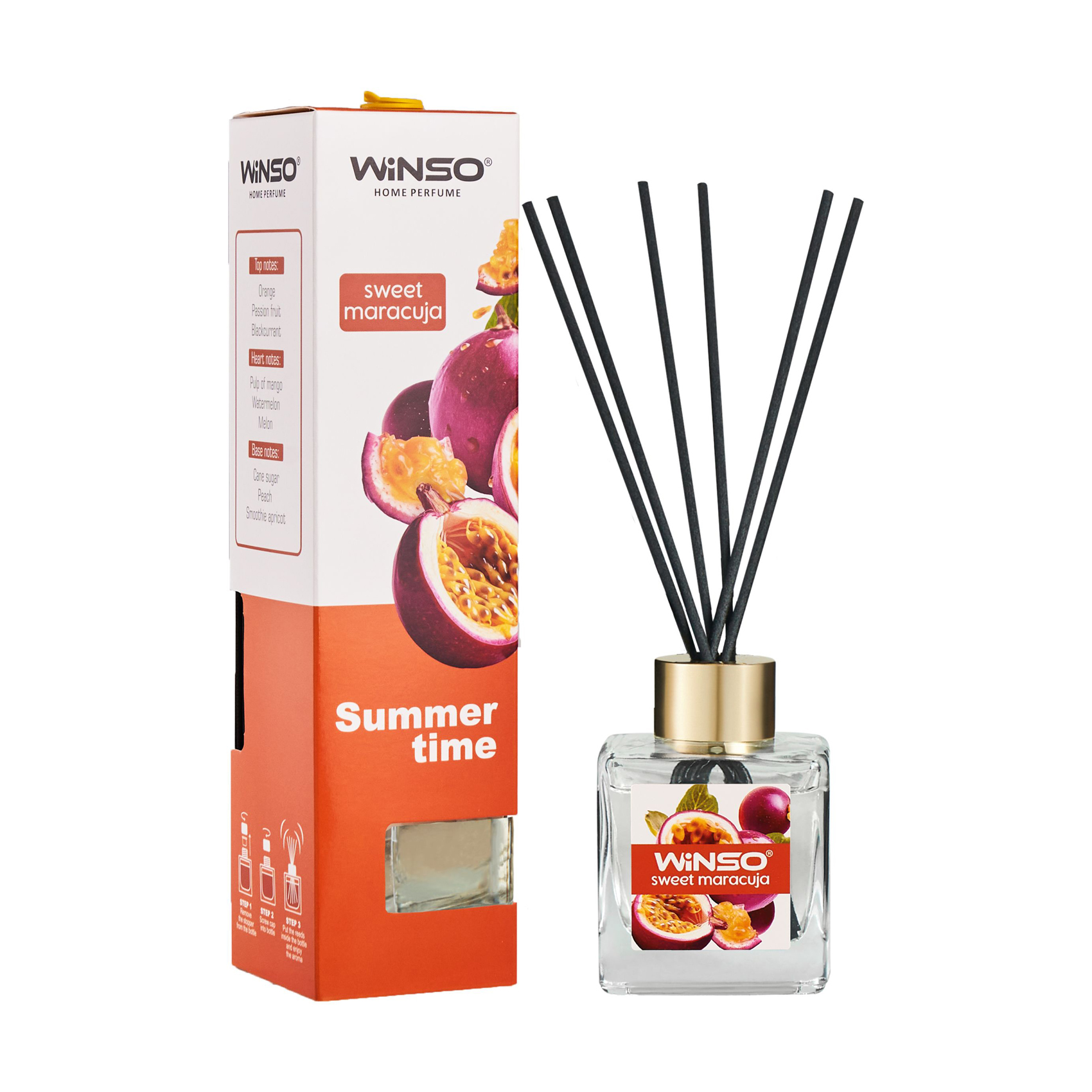 

Аромадифузор Winso Summer Time Sweet Maracuja, 50 мл