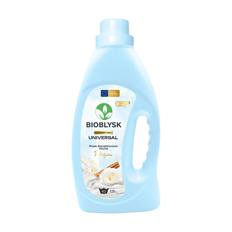 

Гель для прання BioBlysk Universal Rose Sandalwood Niche Perfume 42 цикли прання, 1.5 л