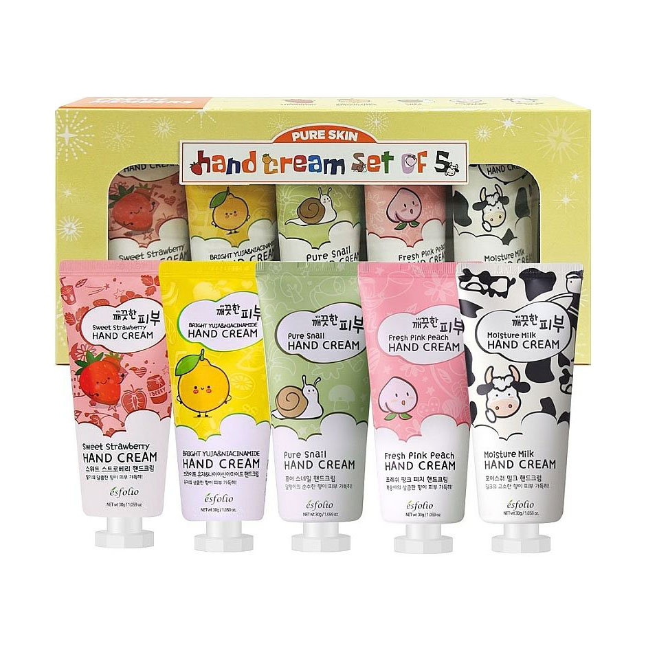 

Набір кремів для рук Esfolio Pure Skin Hand Cream Set, 5*30 г