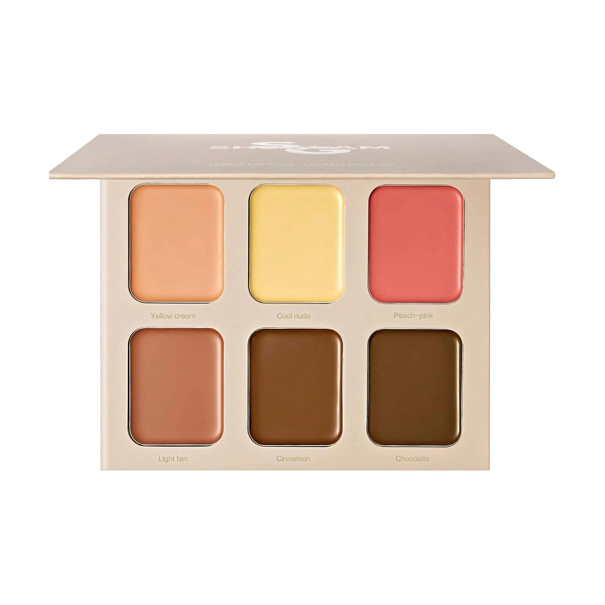 

Палетка кремових контурів для обличчя Sheglam Stereo Fase Six, French Girl, 20 г