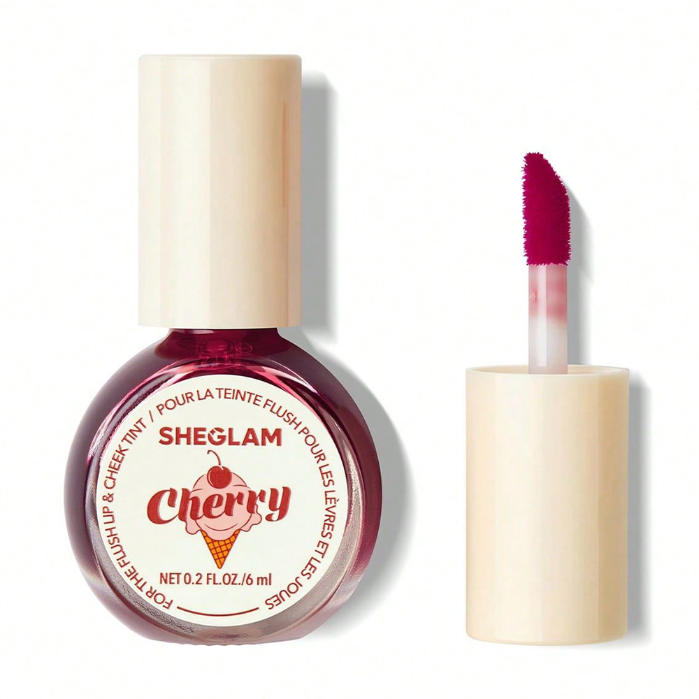

Тінт для щік та губ Sheglam For The Flush Lip & Cheek Tint, Cherry Picked, 6 мл