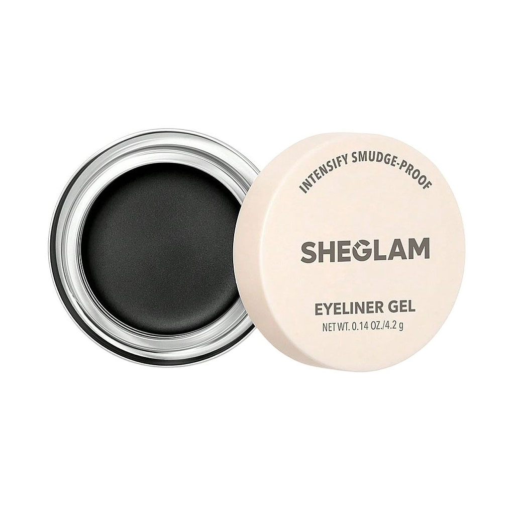 

Гелева підводка для очей Sheglam Intensify Smudge-Proof Eyeliner Gel, Black, 4.2 г