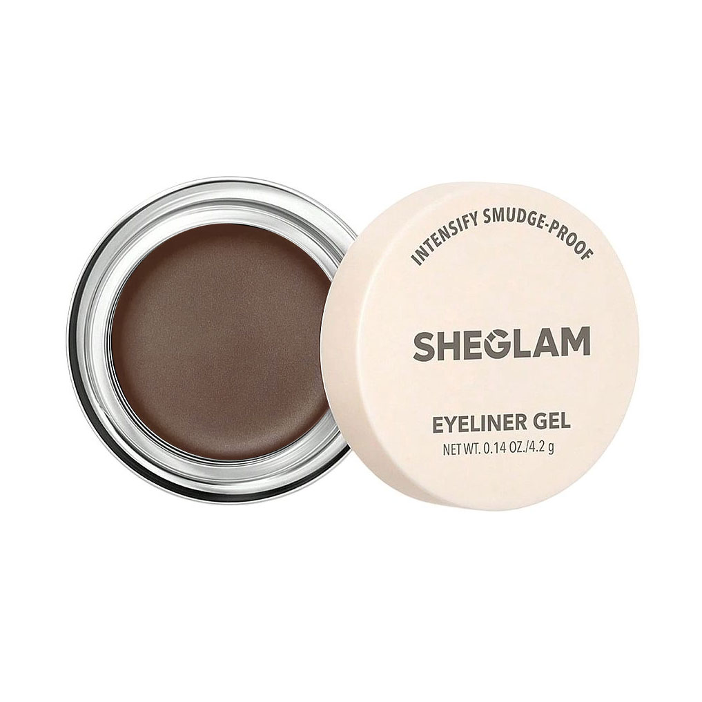 

Гелева підводка для очей Sheglam Intensify Smudge-Proof Eyeliner Gel, Brown, 4.2 г