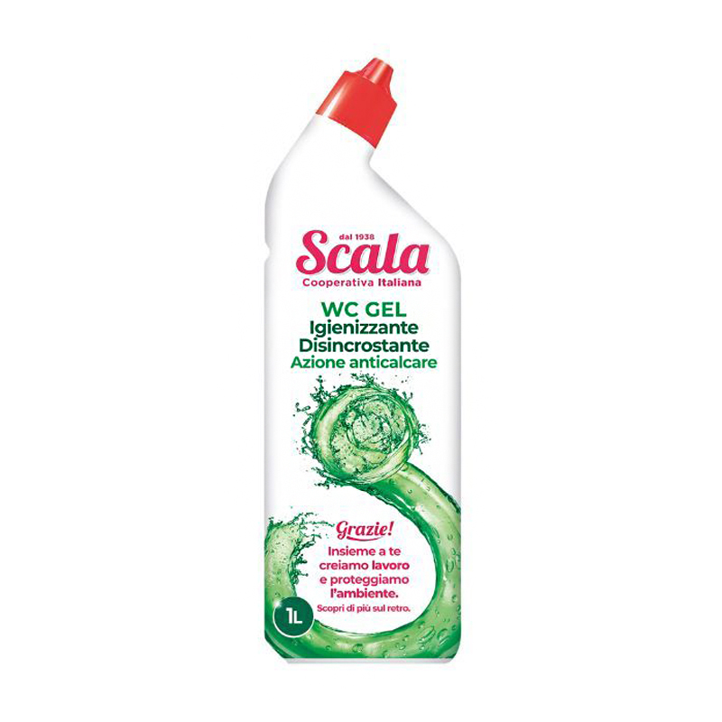 

Засіб для чищення унітазу Scala WC Gel Сосна, проти вапняного нальоту, 1 л