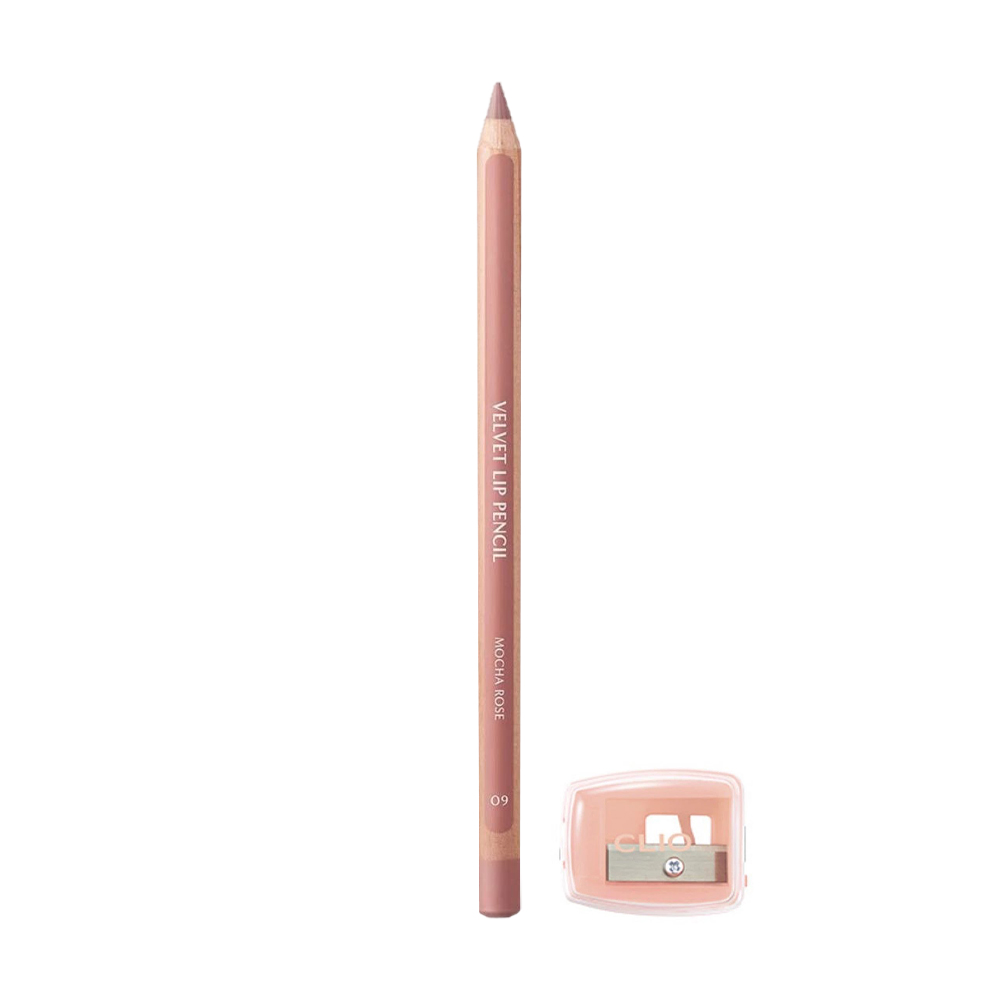 

Олівець для губ Clio Velvet Lip Pencil з стругачкою, 09 Mocha Rose, 1.45 г