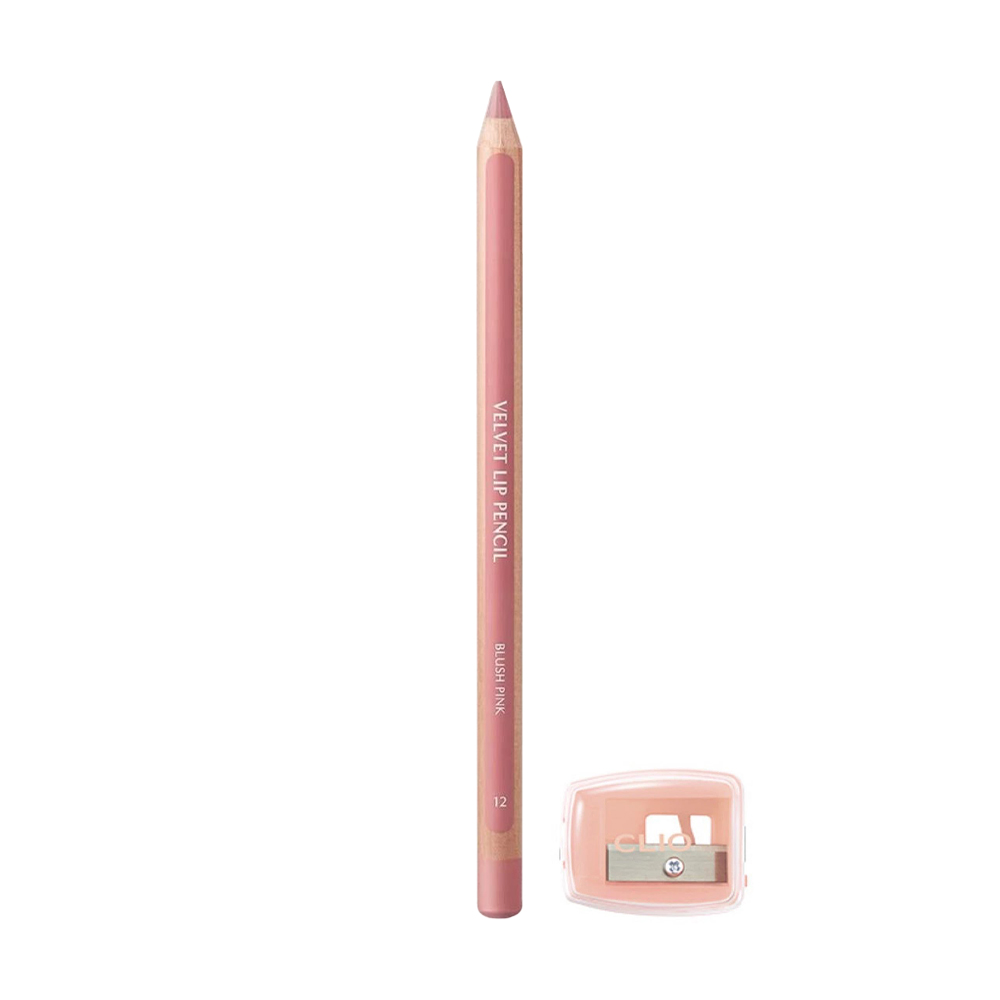 

Олівець для губ Clio Velvet Lip Pencil з стругачкою, 12 Blush Pink, 1.45 г