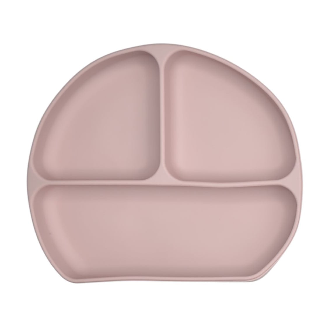 

Дитяча тарілка Lindo секційна, силіконова, на присосці, рожева, від 4 місяців, 500 мл (964-1)