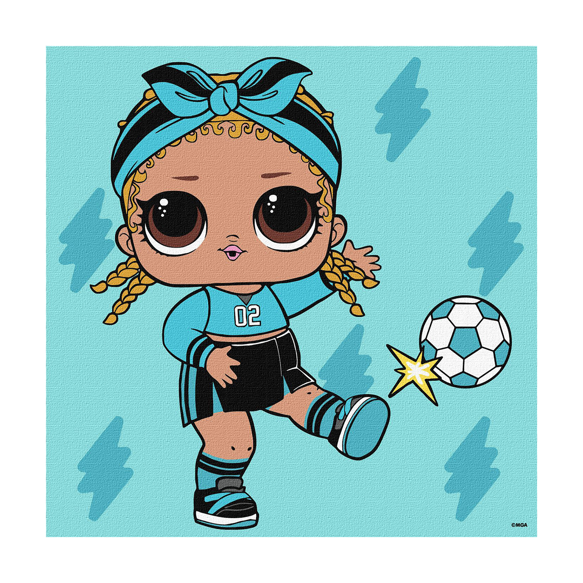 

Картина за номерами Ideyka L.O.L Surprise! Game on. Kicks, 25*25 см (KHO1323)