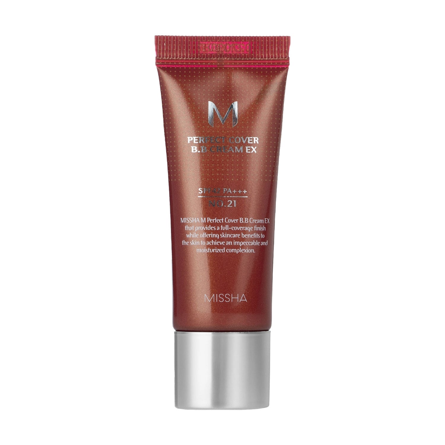 

BB-крем для обличчя Missha M Perfect Cover BB Cream SPF 42 / PA +++, 21 Light Beige, 20 мл