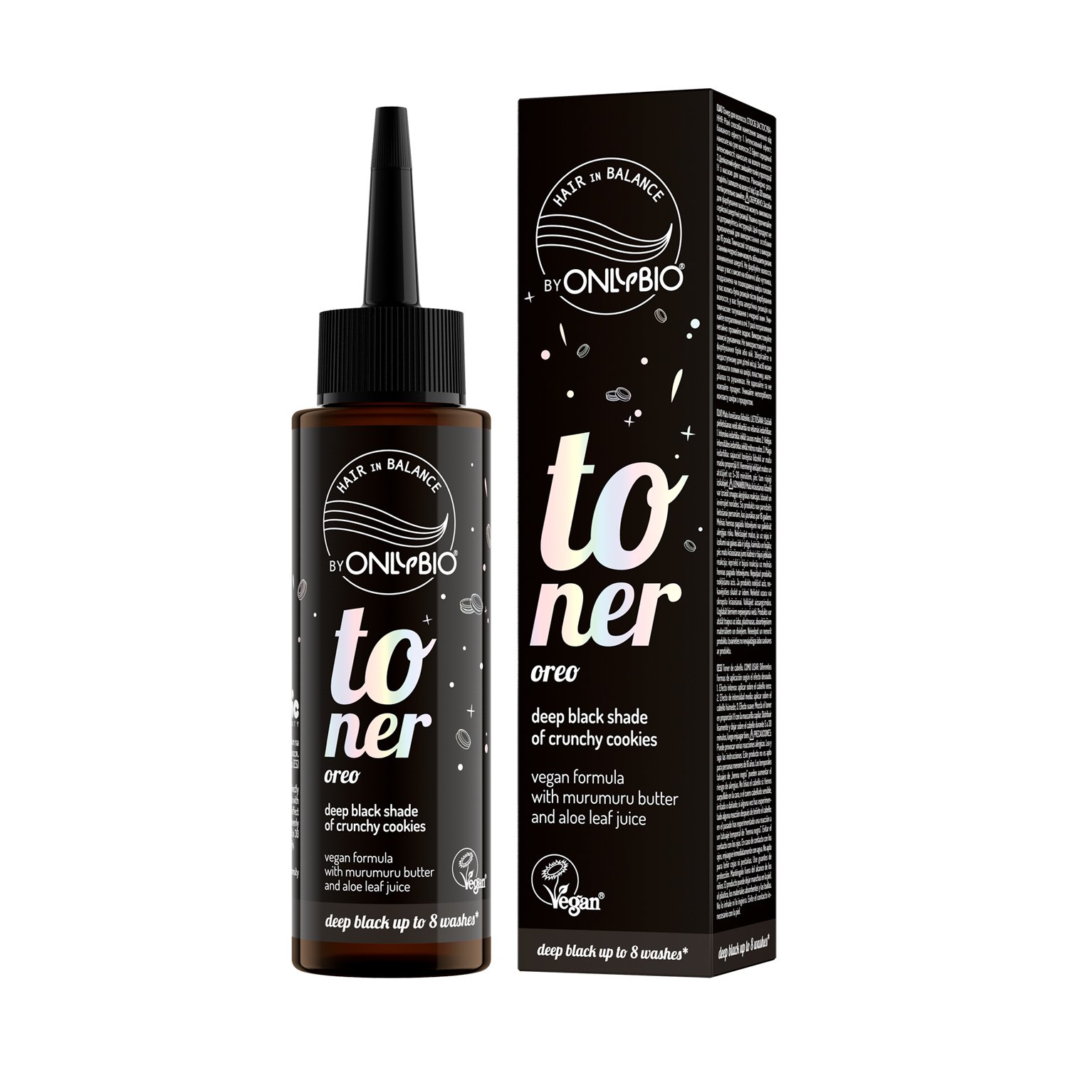 

Тонер для волосся OnlyBio Hair in Balance Toner, Oreo, 100 мл