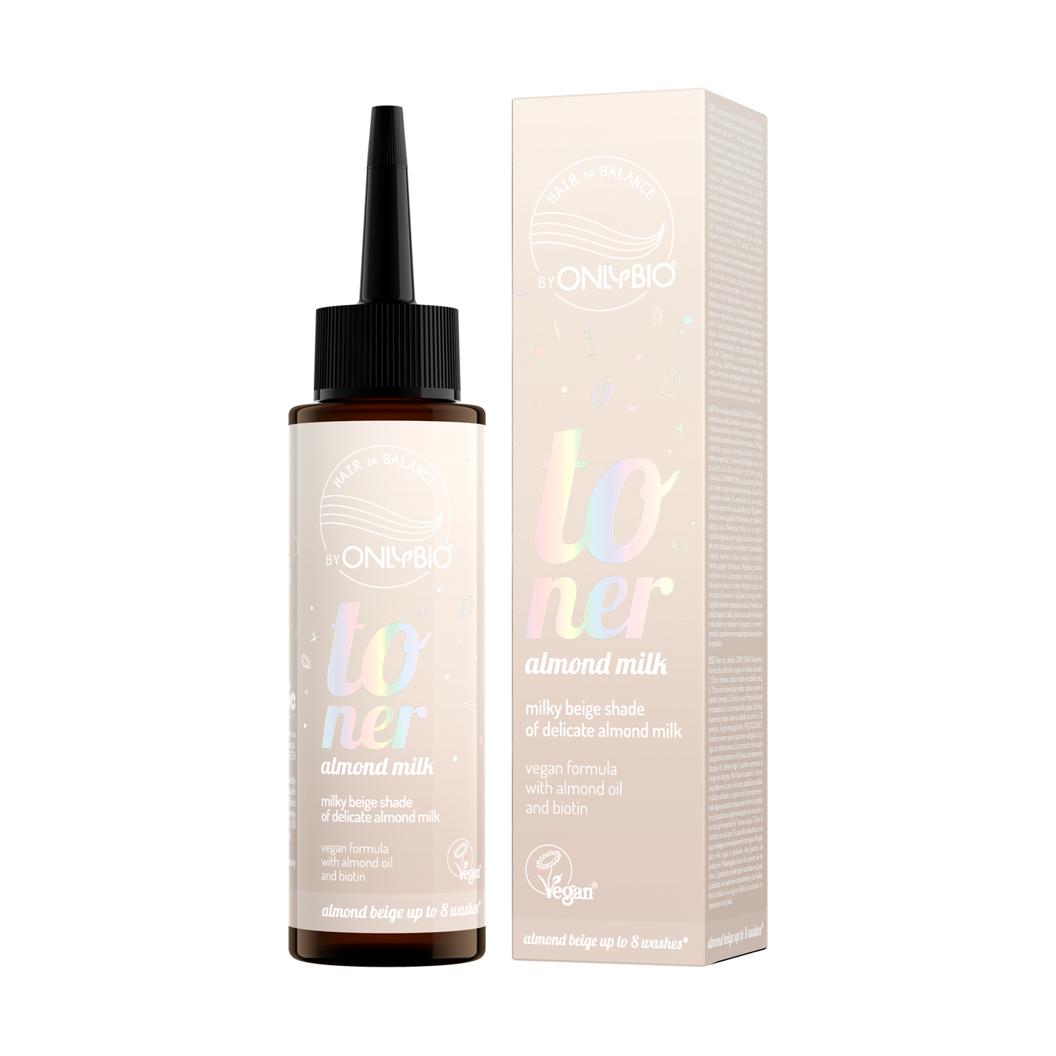 

Тонер для волосся OnlyBio Hair in Balance Toner, Almond Milk, 100 мл