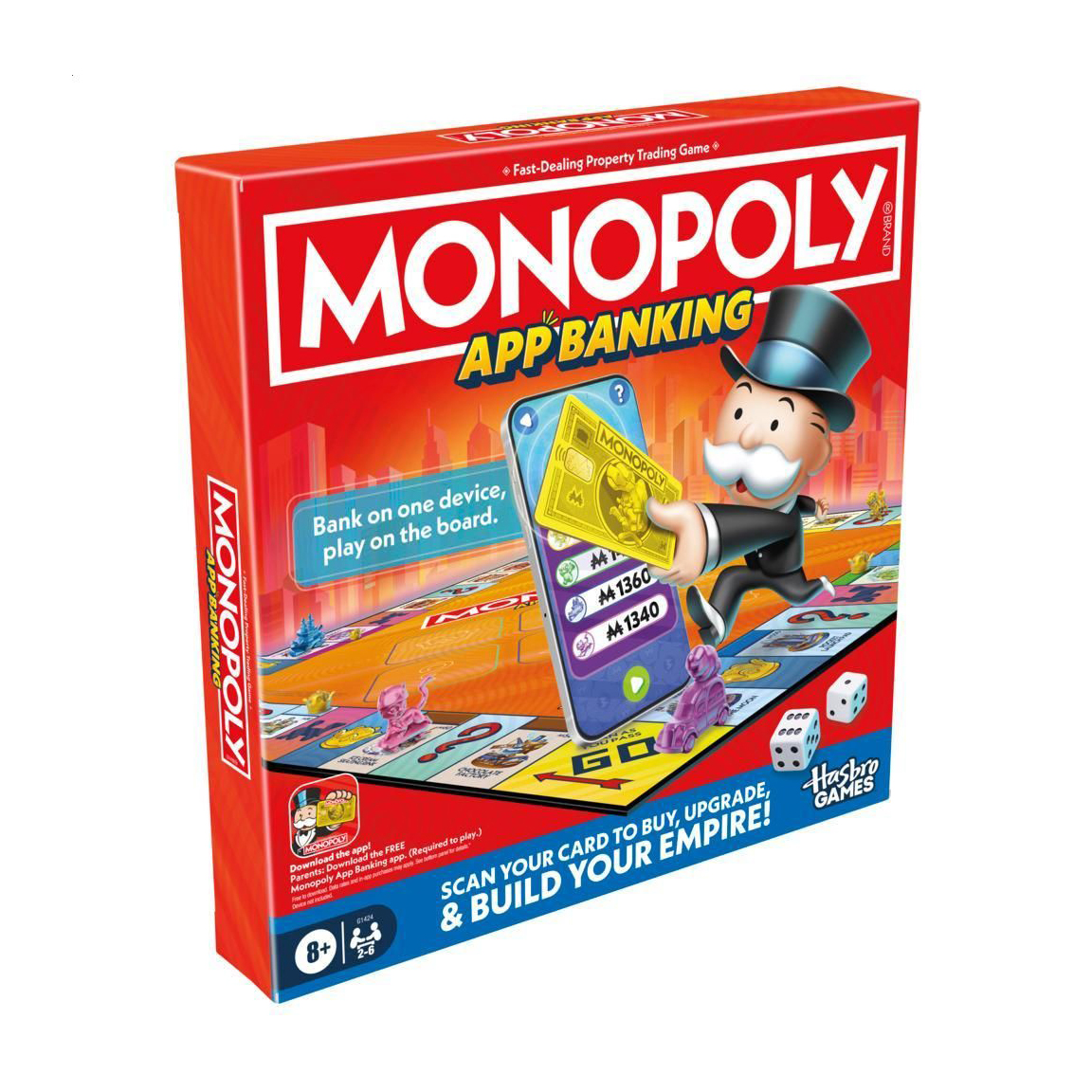 

Настільна гра Hasbro Monopoly App Banking, від 8 років (G1424)