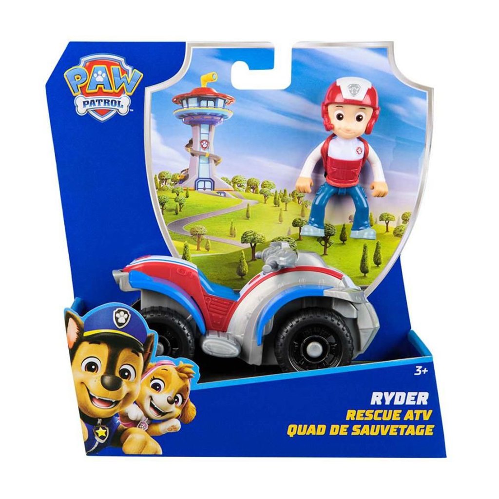 

Дитячий ігровий набір Paw Patrol Базовий рятівний автомобіль з водієм Райдер, від 3 років (SM97237/6071212)